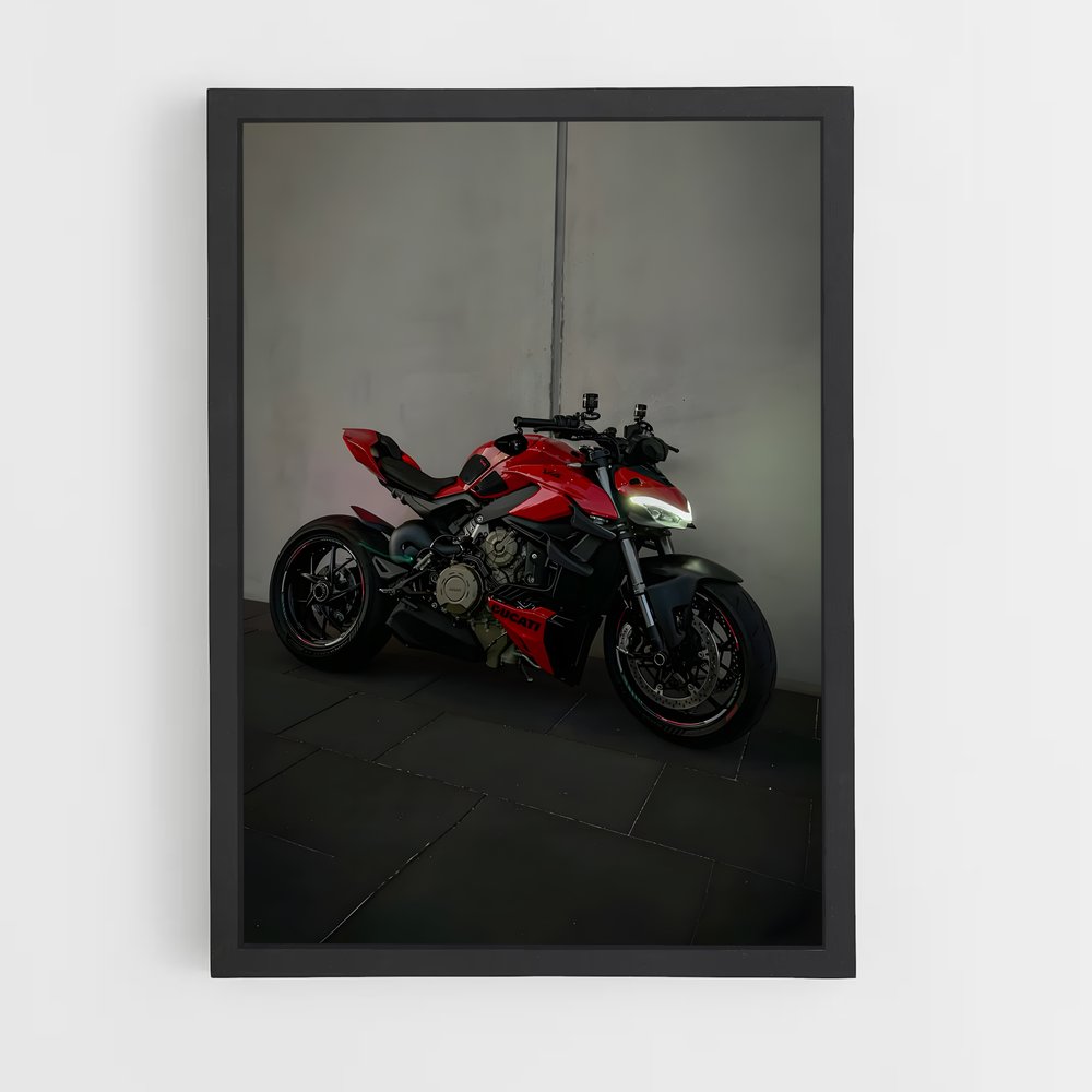 Poster Streetfighter v audacieux – affiche Ducati (vue 2)